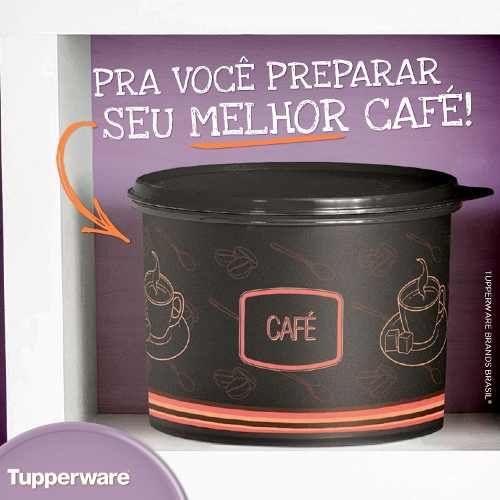 Tupperware Caixa Pote Para Armazenar Café - Capacidade 700gr