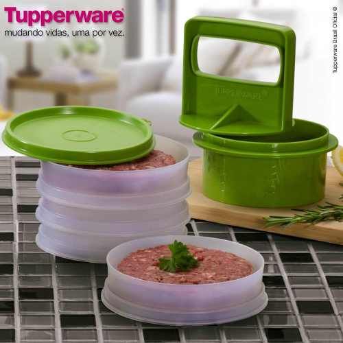 Tupperware Presto Burguer Formas Modelador Prensador