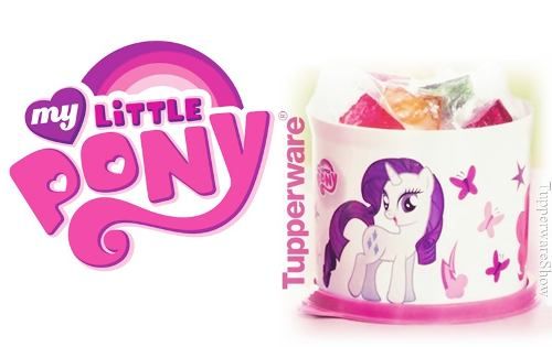 Tupperware Pote Redondinha My Little Pony - Tampa Hermética